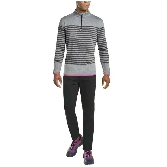 G/FORE Striped Mid Quarter Zip Pullover - medium - Picture 4 of 7